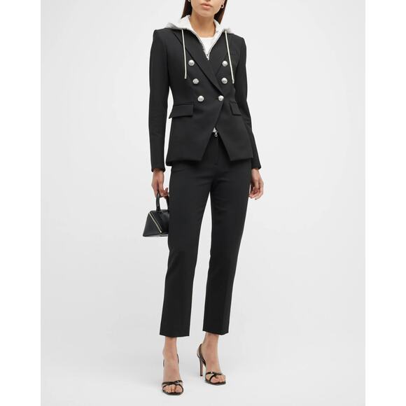 New VERONICA BEARD Miller Dickey Jacket Blazer Black Sz 6 - Picture 5 of 10